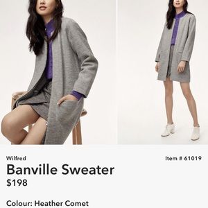 Aritzia/Wilfred | Banville Sweater Jacket | 1/2